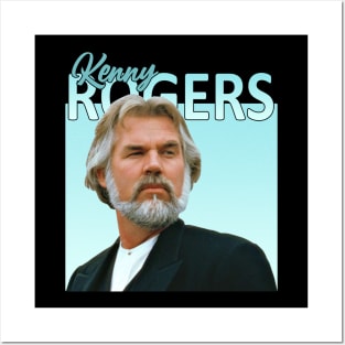 Kenny Rogers // 80s Vintage Vibes // Posters and Art